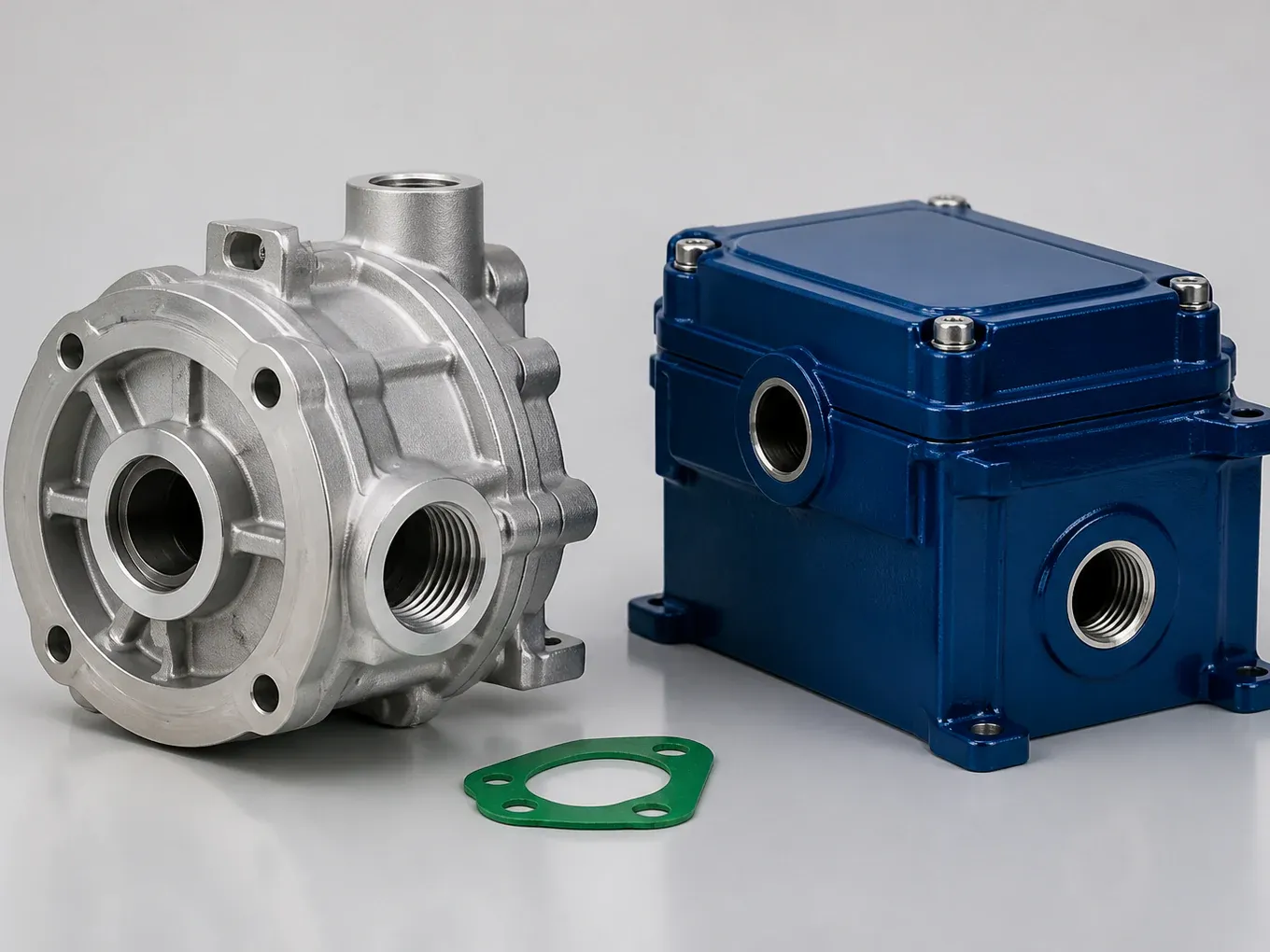 A360 pressure-tight aluminum die cast pump housing
