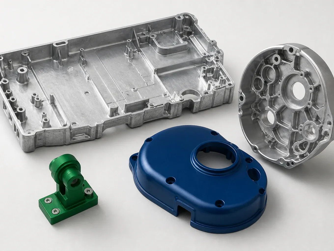 Thin-wall ADC12 aluminum die cast electronic and robotic housings