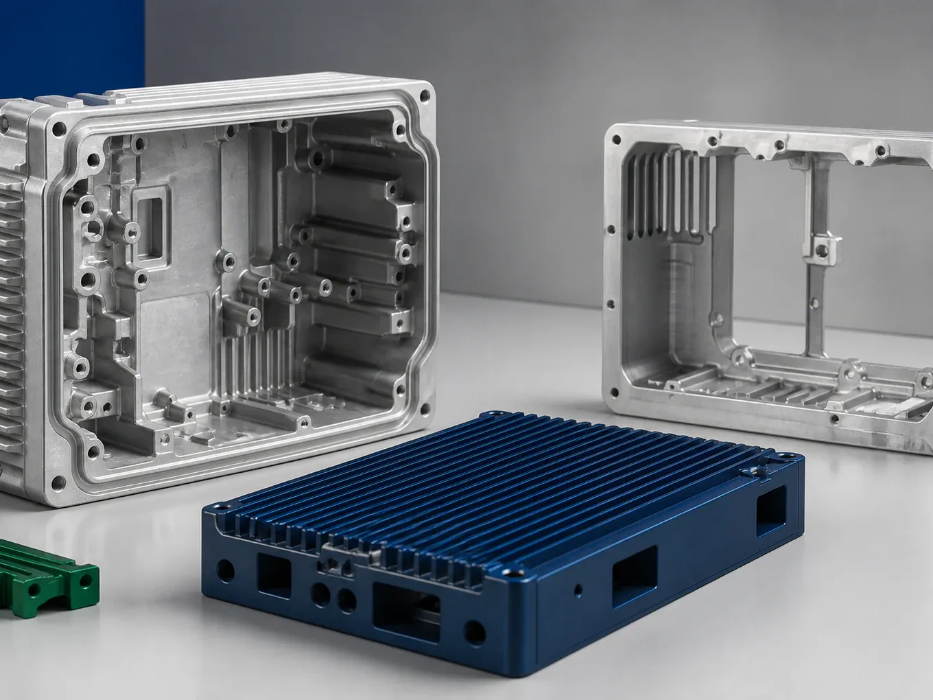 Die cast aluminum housings for consumer electronics and power devices