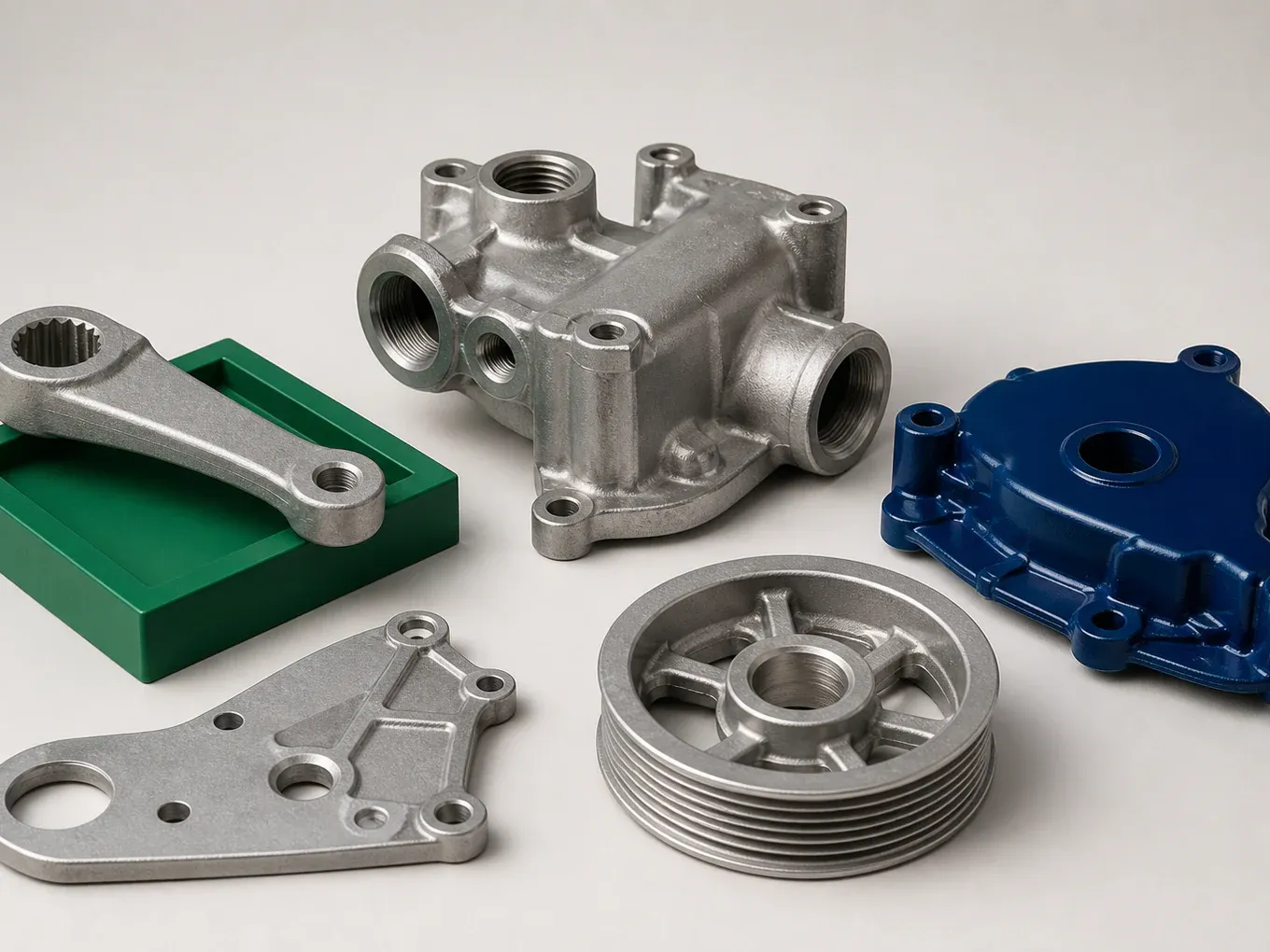 Custom die cast aluminum mechanical components made to drawing