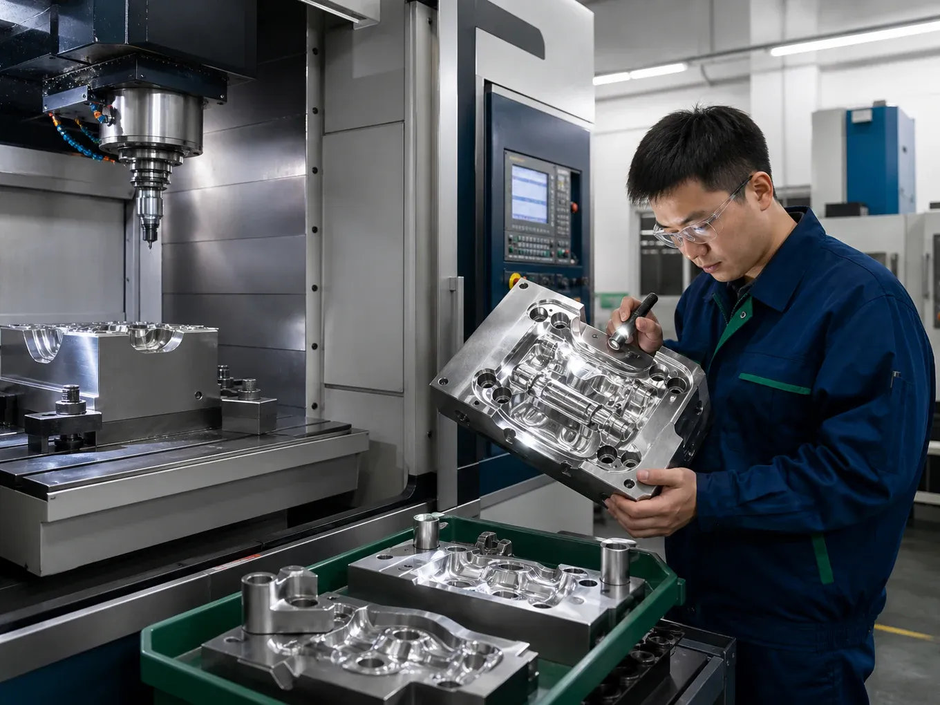 H13 die casting mold manufacturing in a precision tool room