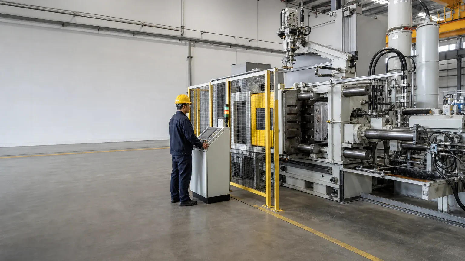 Modern aluminum die casting production line inside the CharMax factory
