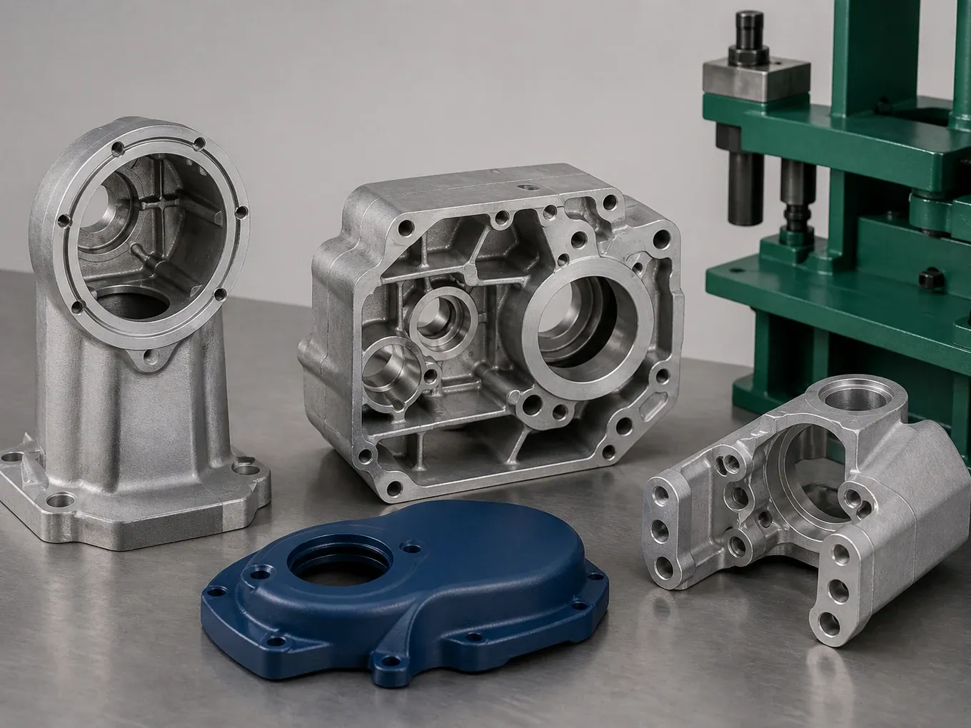 Precision aluminum die cast robot joint and automation components