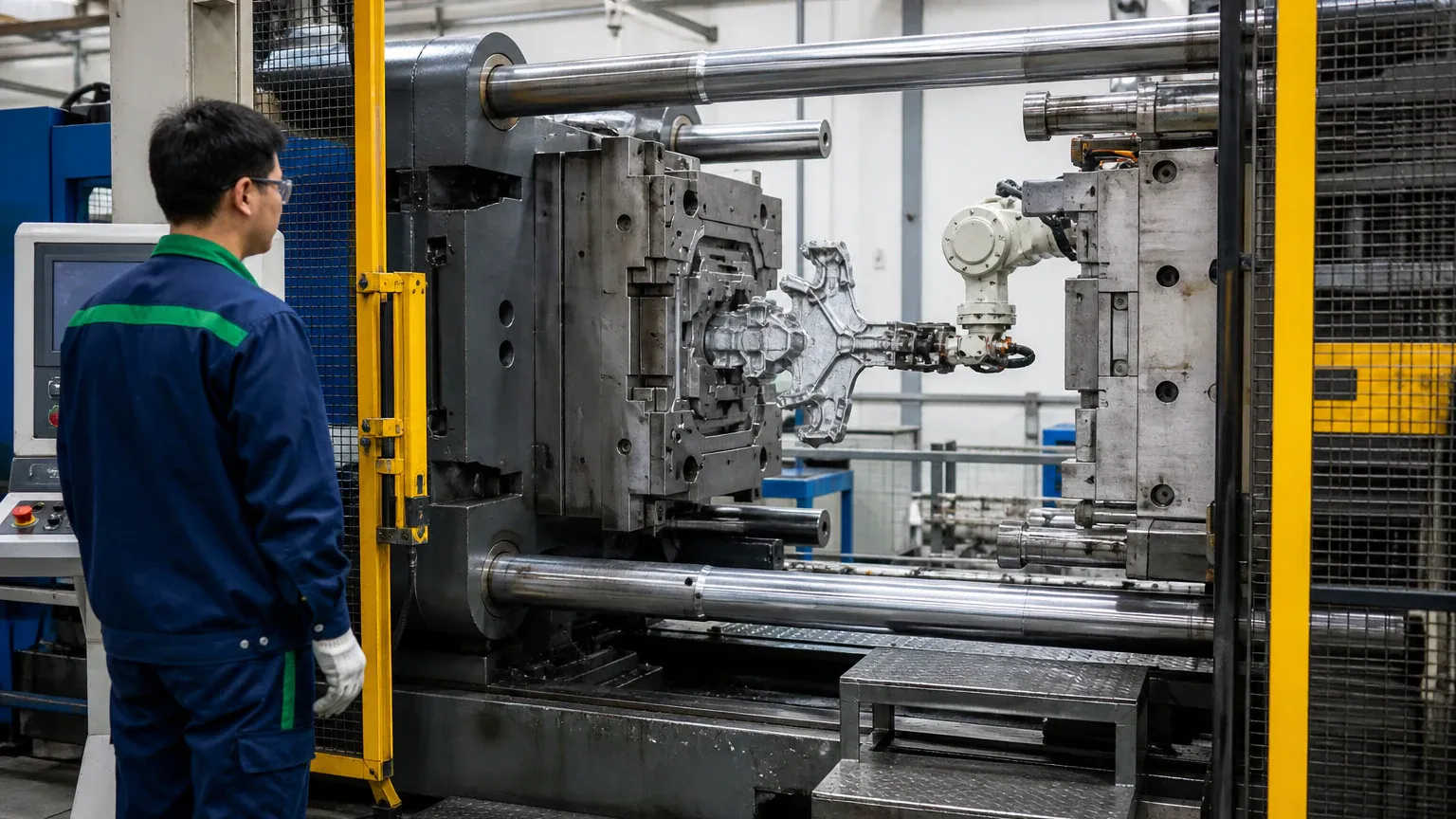 Cold chamber aluminum die casting production cycle